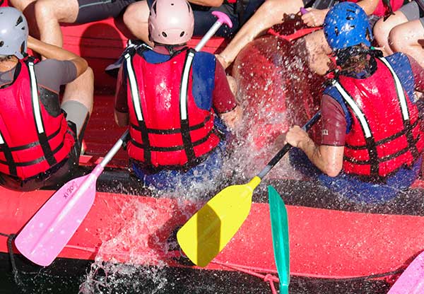 Journée rafting famille