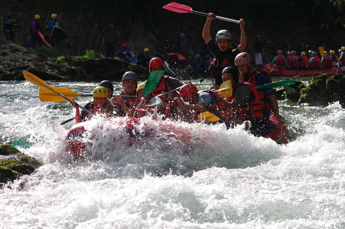 Journée rafting groupe